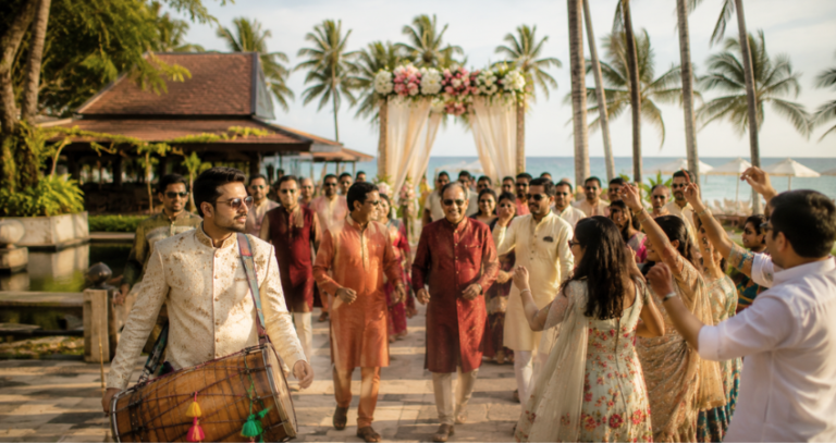 Managing the Baraat at a Thailand Beach Resort